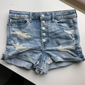 American Eagle Super Hi-Rise Shortie Short